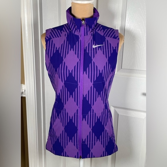 Nike Sport Lady Golf XS Vest Hyper Plum Grape Purple - Picture 5 of 9